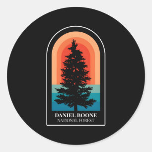 Daniel Boone National Forest Kentucky Wandern Runder Aufkleber