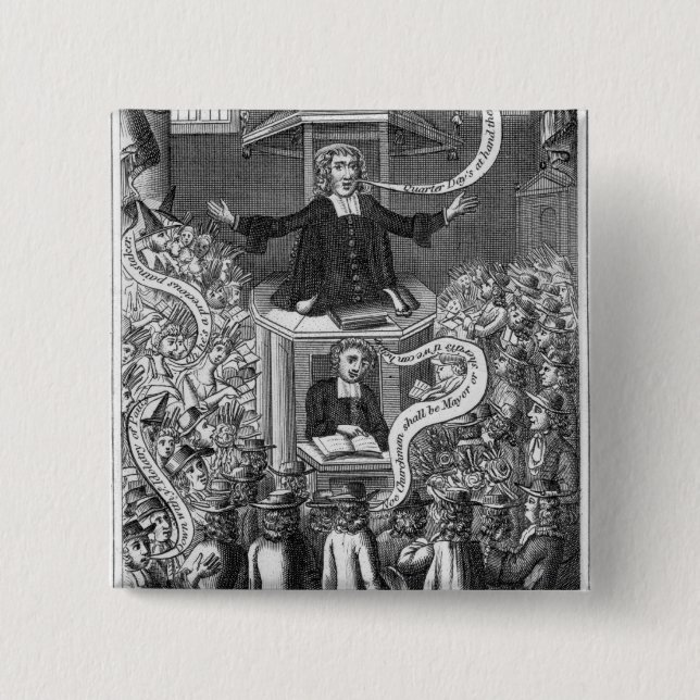 Daniel-Bürger, Illustration 'von den Porträts Button (Vorderseite)