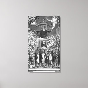 Daniel-Bürger, Illustration 'von den Porträts Leinwanddruck