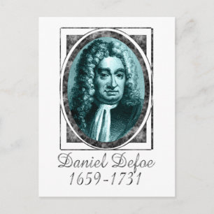 Daniel Defoe Postkarte