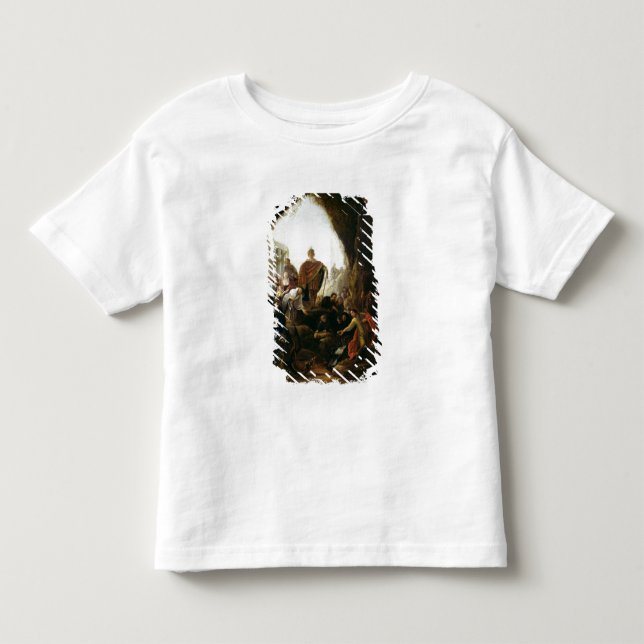 Daniel, der den Drachen von Baal tötet Kleinkind T-shirt (Vorderseite)