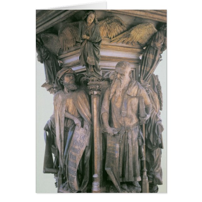 Daniel et Isaïe dans le conflit, piédestal (Devant)