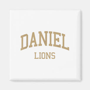 Daniel High School Hs Central SC Retro Sports Magnet