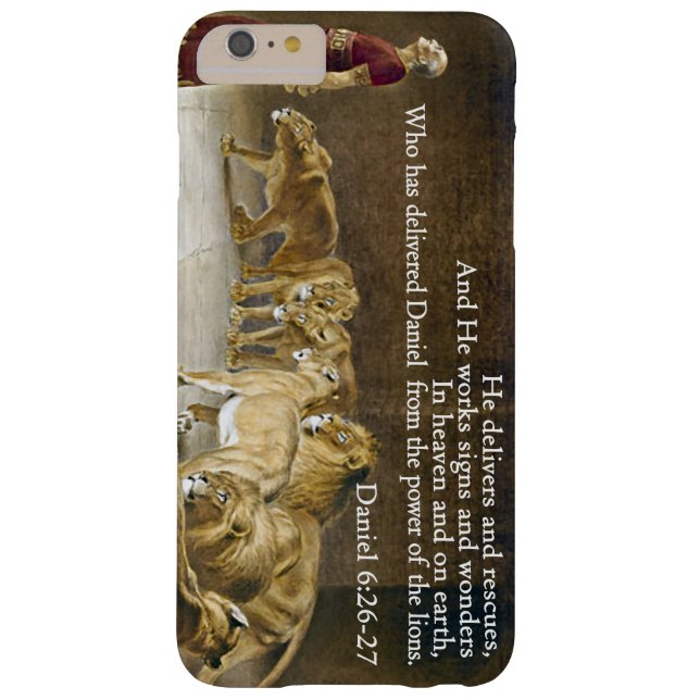 Daniel im die Höhlen-BibelScripture des Löwes Case-Mate iPhone Hülle (Rückseite)