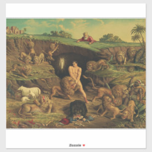 Daniel in den Lions' Den Aufkleber