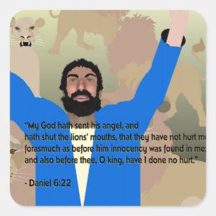 Daniel in den Lions' Den I Stickers