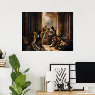 Daniel in den Lions Den Poster