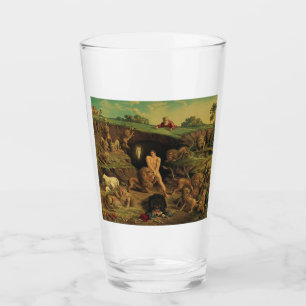 Daniel in der Löwengrube Glas