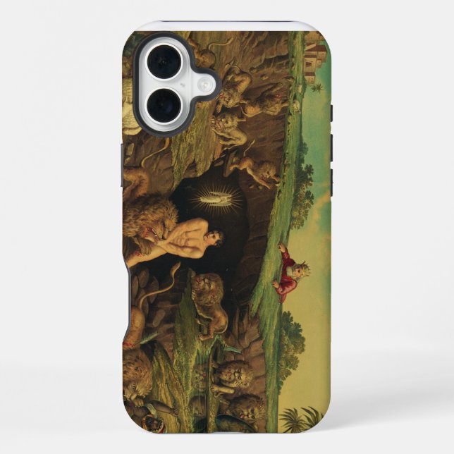 Daniel in der Löwengrube iPhone 16 Plus Hülle (Rückseite)