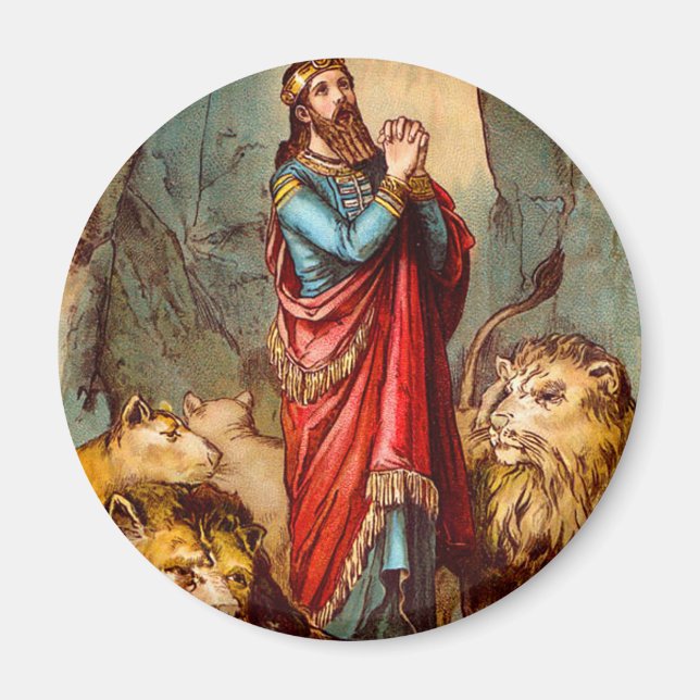 Daniel in der Löwengrube Magnet (Vorne)