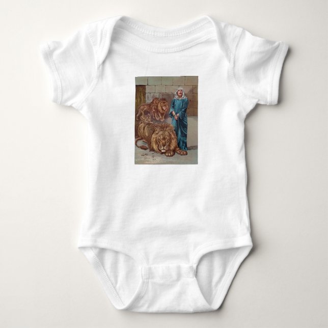 Daniel in the Lion's Den Baby Strampler (Vorderseite)