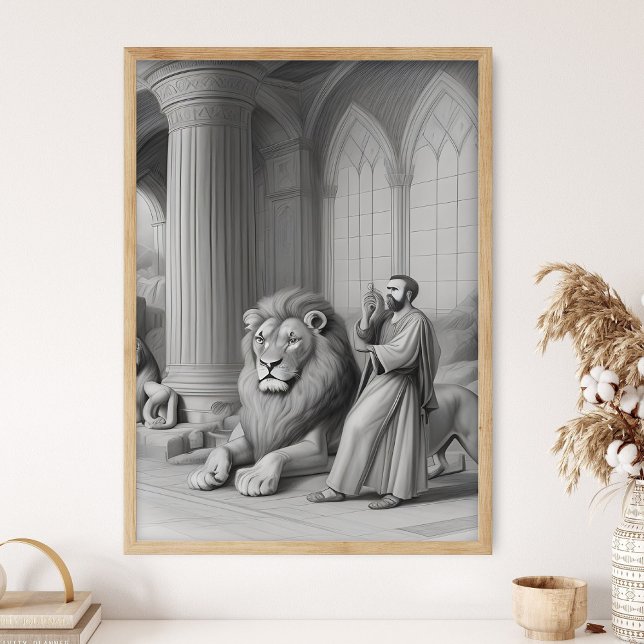 Daniel in the Lions_ Den, Daniel 6, King Darius an Poster (Von Creator hochgeladen)
