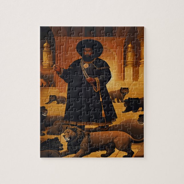 Daniel in the Lions Den Puzzle (Vertikal)