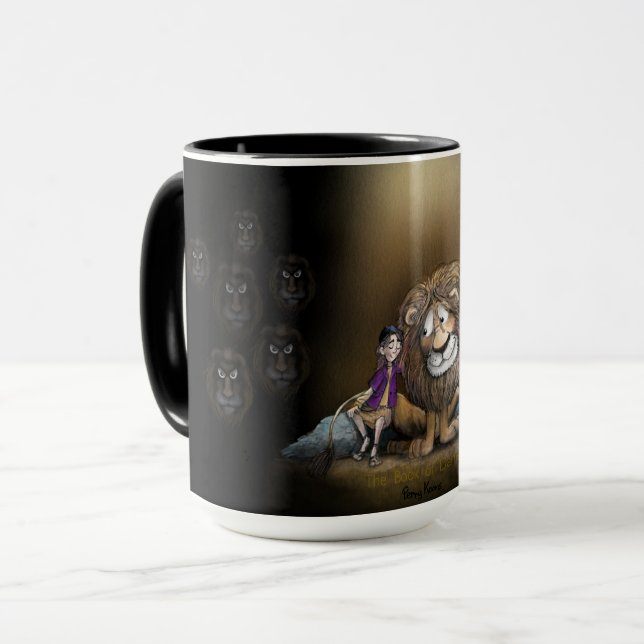 "Daniel in the Lions’ Den" Tasse (Vorderseite Links)