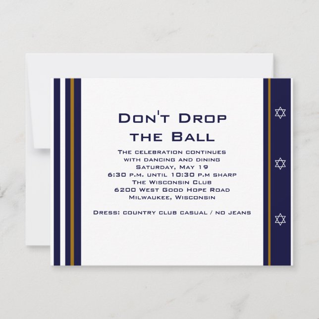 Daniel Jake Custom Einladung (Vorderseite)