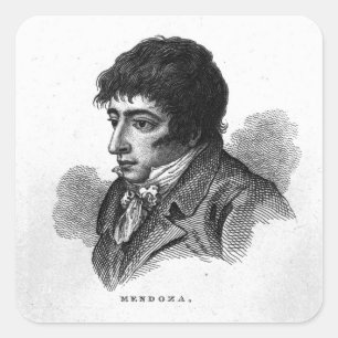 Daniel Mendoza Quadratischer Aufkleber