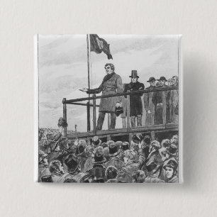 Daniel O'Connel bei der Sitzung an der Ordnung Button