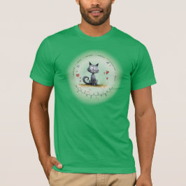 DANIEL peptide, cat design w/ custom text  T-Shirt