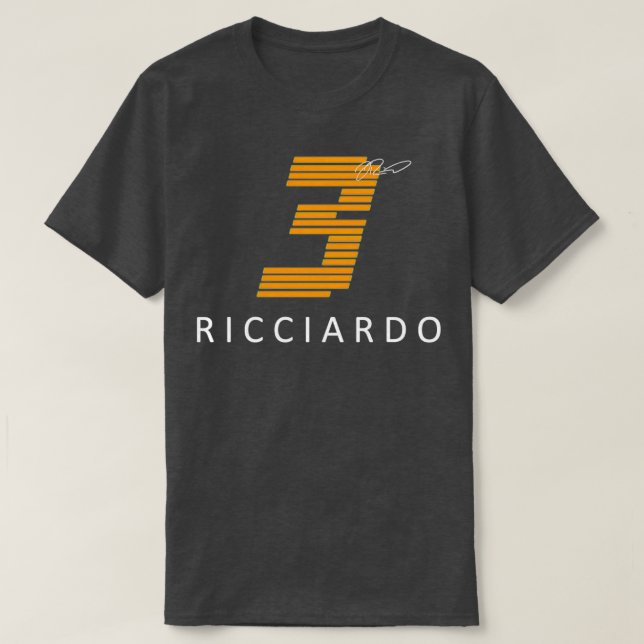 Daniel Ricciardo Graphic Dark T-Shirt (Design vorne)