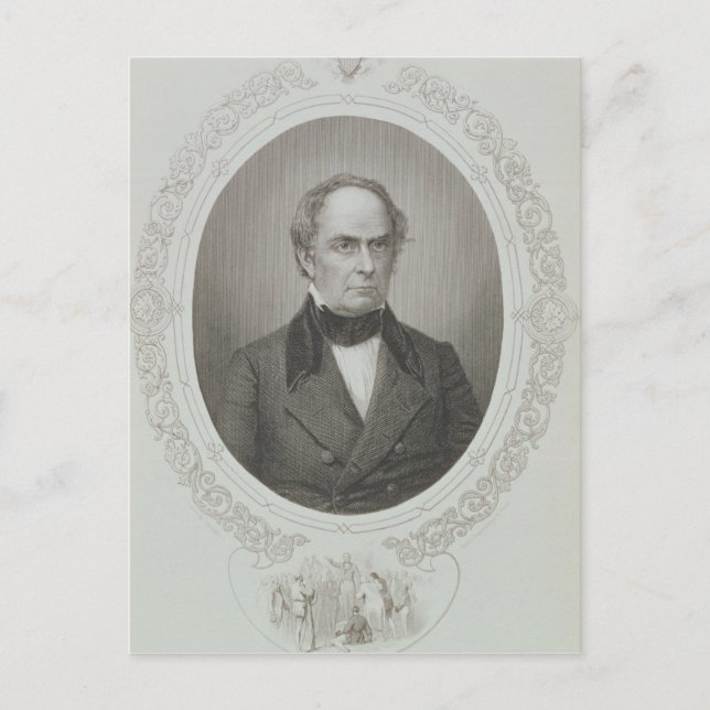 Daniel Webster Postkarte (Vorderseite)