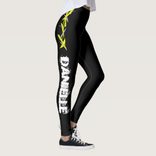 Danielle Add Your Name Abstrakt Art Leggings