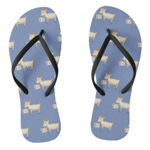 Danielle die Ziege Flip Flops