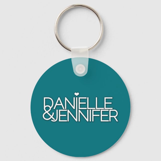 Danielle und Jennifer Aquamariner Schlüsselanhänge Schlüsselanhänger (Vorderseite)