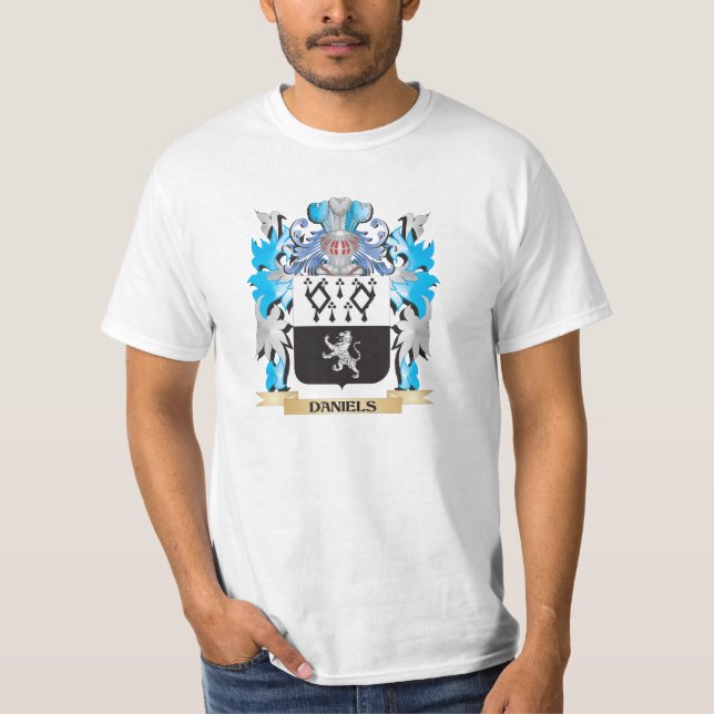 Daniels- Wappen - Familienwappen T-Shirt (Vorderseite)