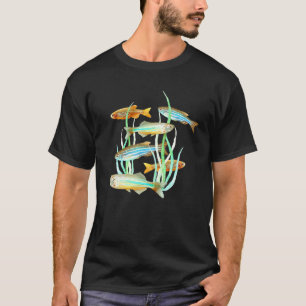 Danios Fisch Leopard Danio Riesen-Danio Aquarium F T-Shirt