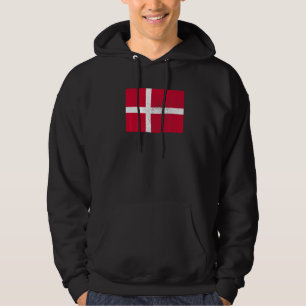 Dänisch Dänemark Flagge Stolz Dänische Flagge 1 Hoodie