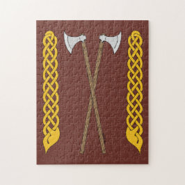 Dänisch/Wikingaketten überquert mit Kunstwerken