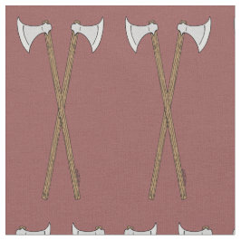 Dänisch/Wikingerachse überquert Stoff