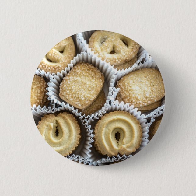 Dänische Buttercookies Button (Vorderseite)