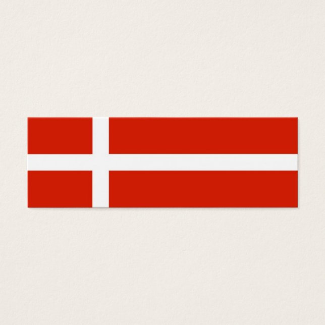 Dänische Flag-Geschenkmarke (Vorderseite)