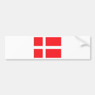 Dänische Flagge Autoaufkleber