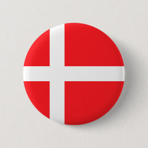 Dänische Flagge Button
