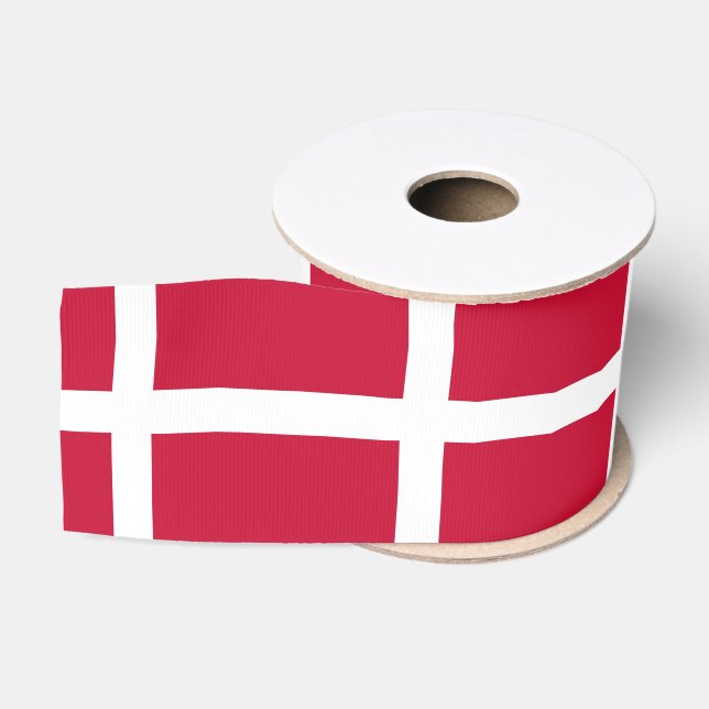 dänische Flagge & Dänemark - Reise, Urlaub/Sport Ripsband (Spule)