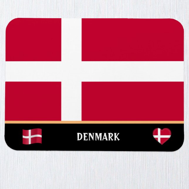 Dänische Flagge / Dänisches Land / Dänemark Magnet (Von Creator hochgeladen)