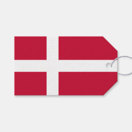 Dänische Flagge Geschenkanhänger