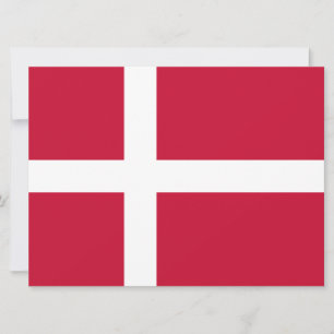 Dänische Flagge Karte