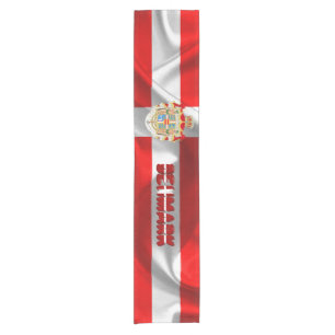 Dänische Flagge Kurzer Tischläufer