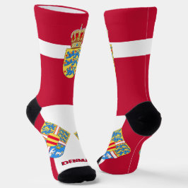 Dänische Flagge Patriotisch, Nachhaltig Dänemark P Socken