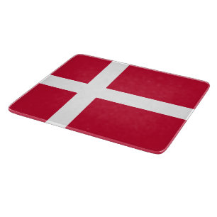Dänische Flagge Schneidebrett