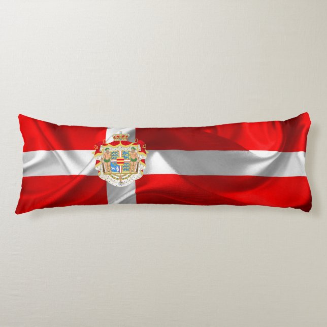 Dänische Flagge Seitenschläferkissen (Vorderseite)
