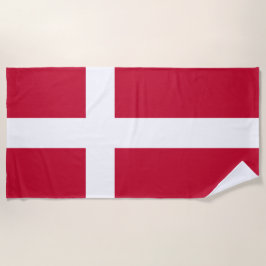 Dänische Flagge Strandtuch
