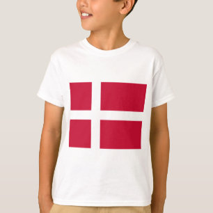 Dänische Flagge T-Shirt