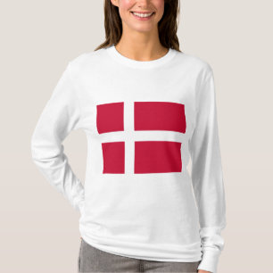 Dänische Flagge T-Shirt