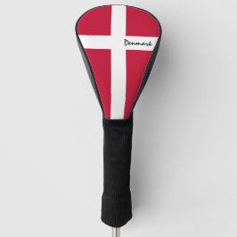 Dänische Flagge und Golf Dänemark Sportvereine /Ve Golf Headcover