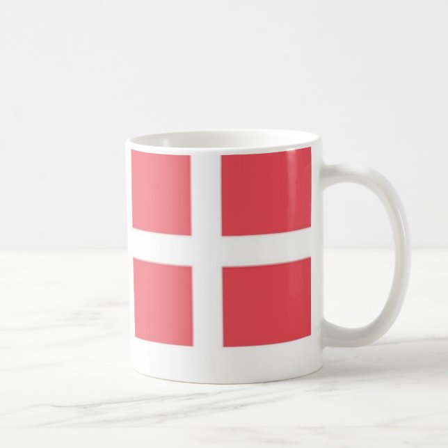 Dänische Flaggen Kaffeetasse (Rechts)
