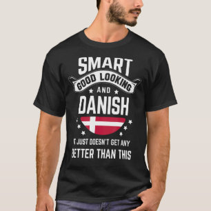 Dänische Flaggenstaat Dänemark dänische Wurzeln T-Shirt